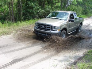 vehicle tracking man-tracking mantracking tire tracks water crossing